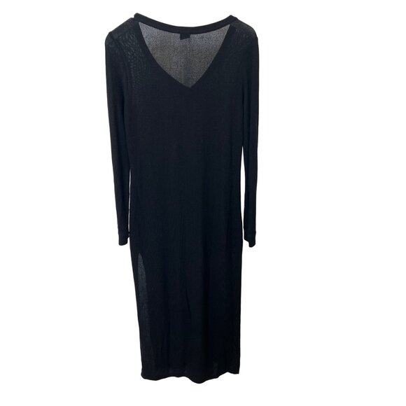 Free Press Black Cozy Lounge Maxi Dress - Picture 5 of 5